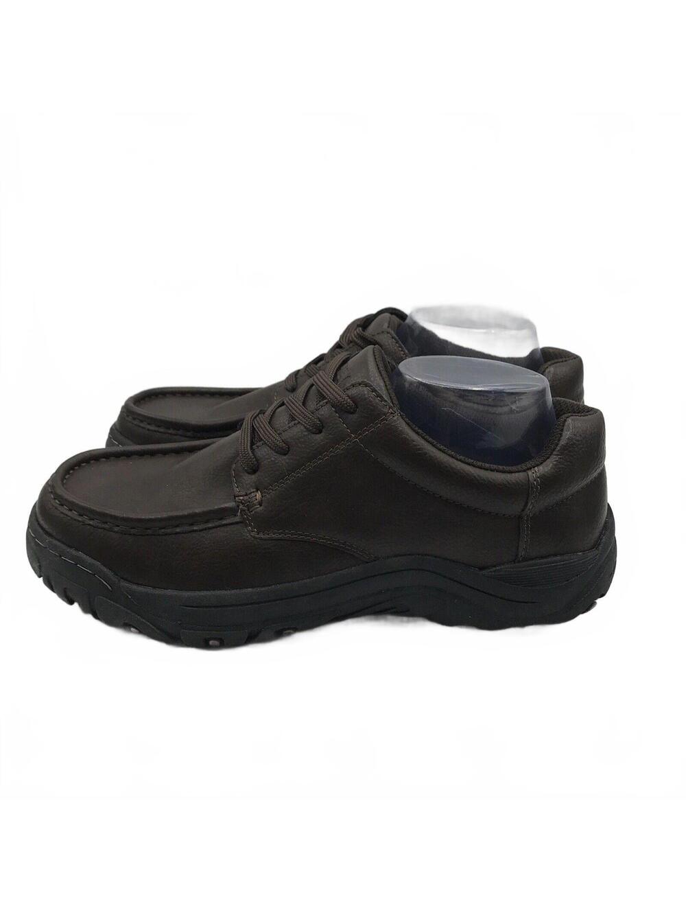Eddie Bauer Shoes Mens 10 W Oxford Work Wear Casual Brown Leather Lace Up 318532 - Picture 5 of 8